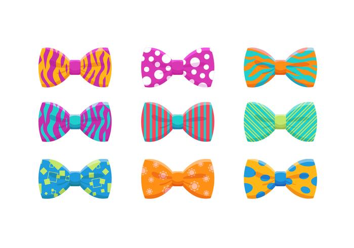 Cabelo Vector Ribbon Items pacote