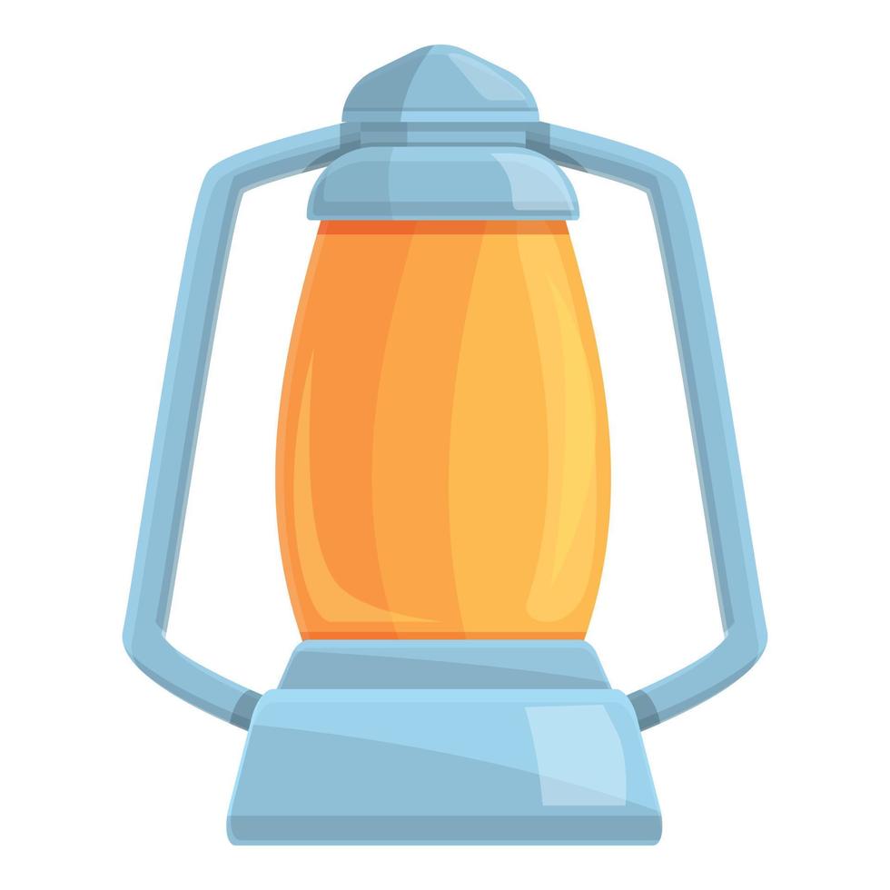 ícone de lanterna a gasolina, desenho animado e estilo simples vetor