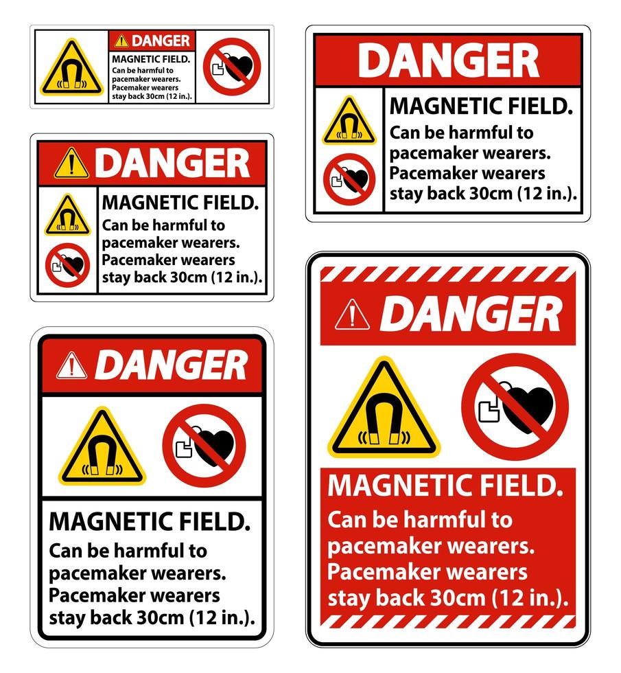 campos magnéticos podem ser perigosos vetor