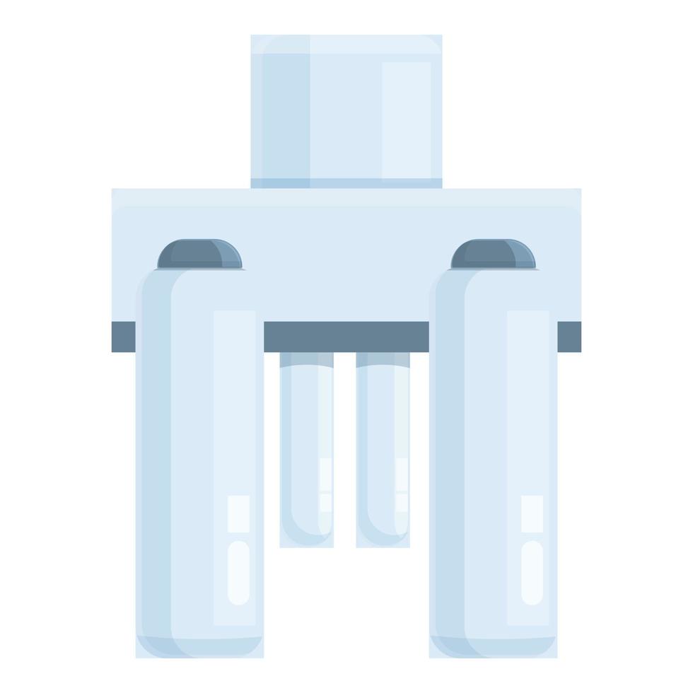 vetor de desenhos animados do ícone do equipamento de osmose. sistema reverso de água