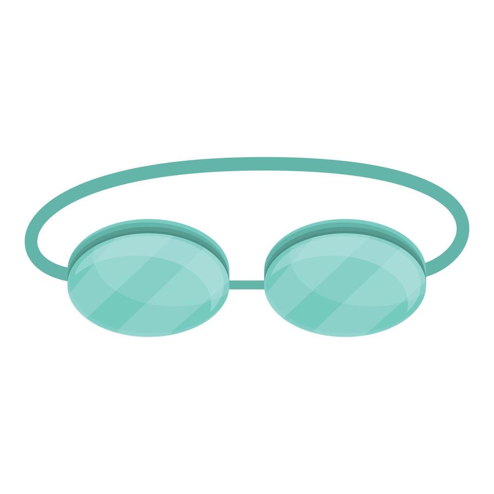 ícone de óculos de solário, estilo cartoon vetor