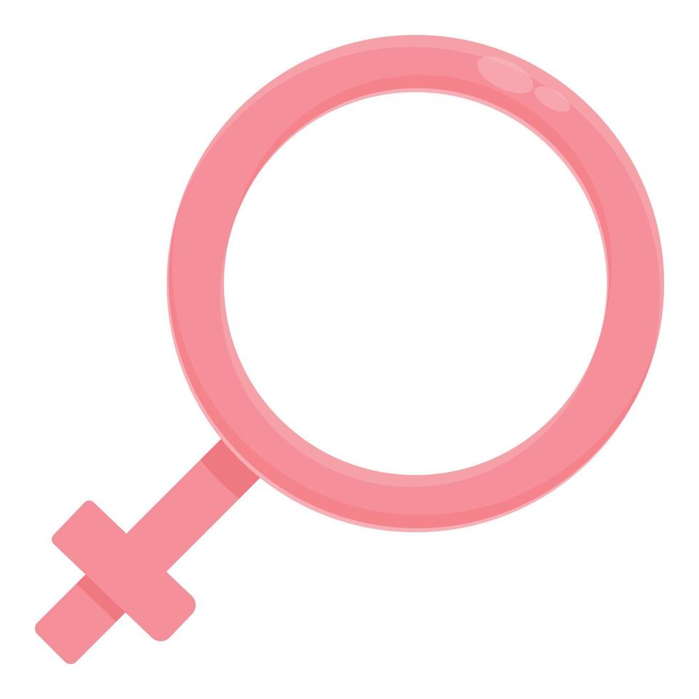 vetor de desenhos animados do ícone de contracepção feminina. controle de natalidade
