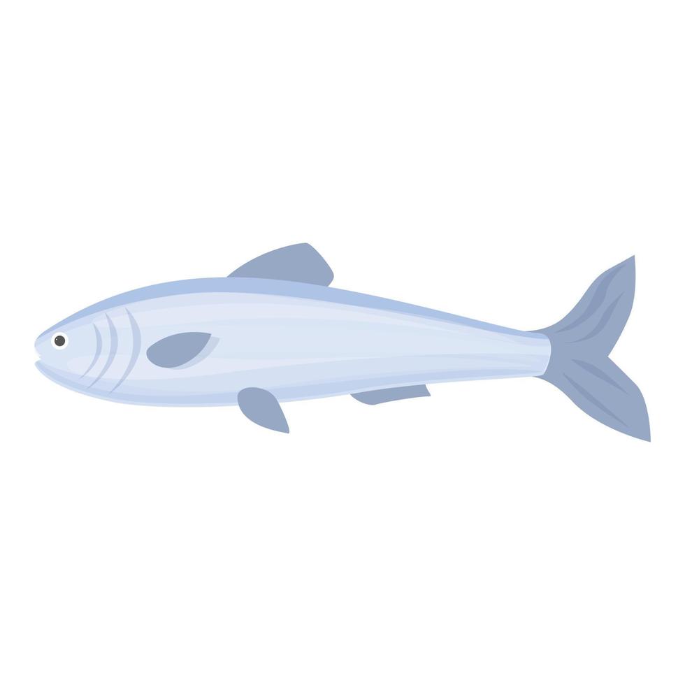 vetor de desenhos animados do ícone de carne de peixe. frutos do mar