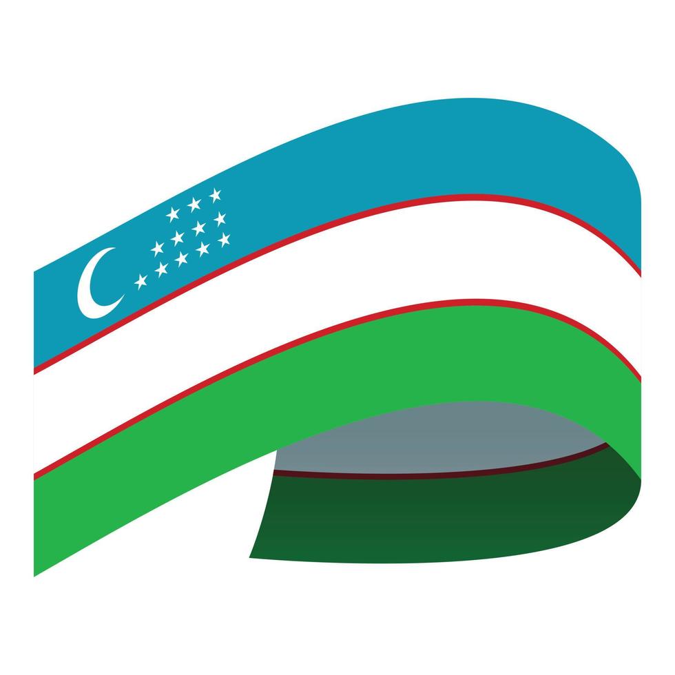 Uzbequistão tashkent icon cartoon vector. bandeira da independência vetor