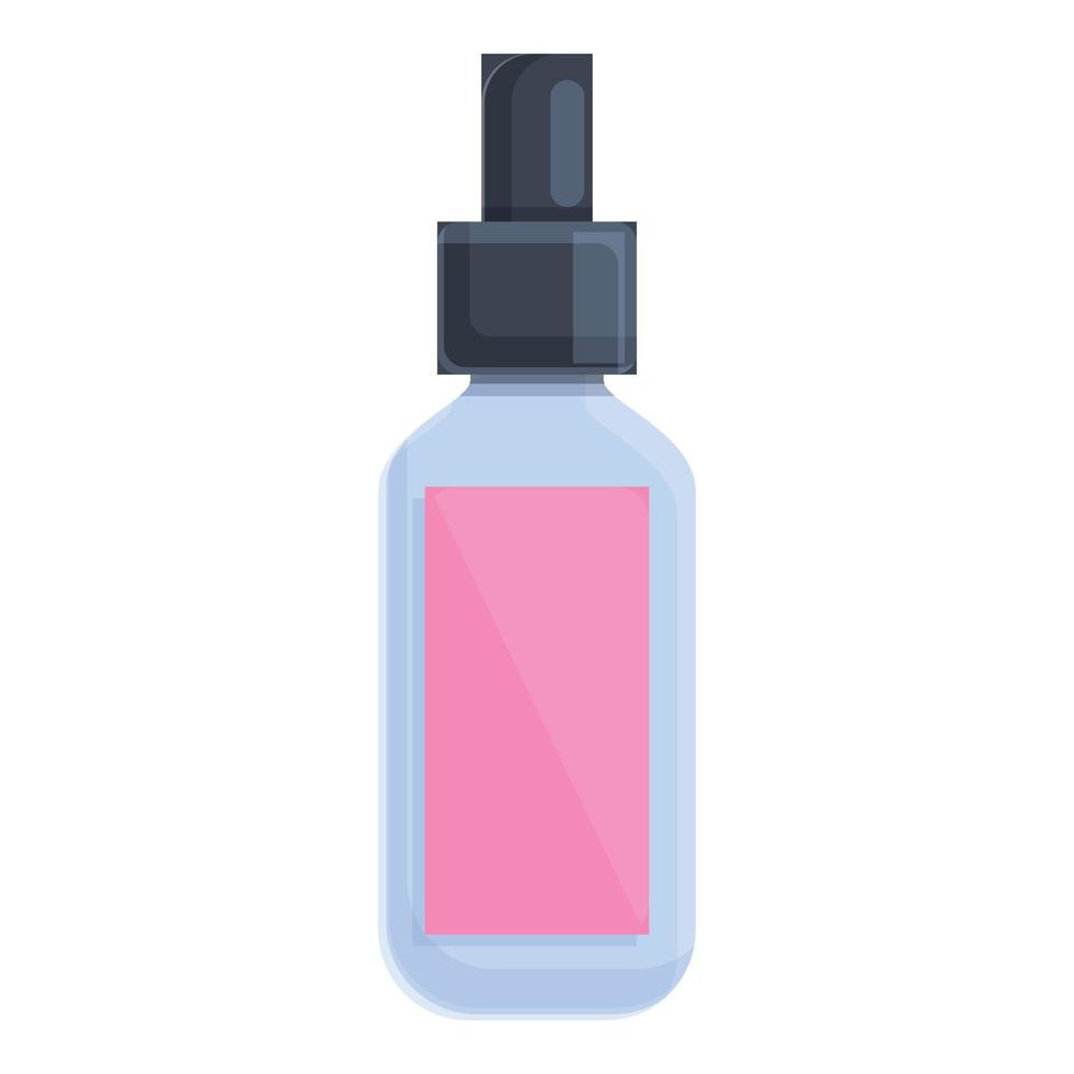 ícone de spray de água para unhas, estilo cartoon vetor