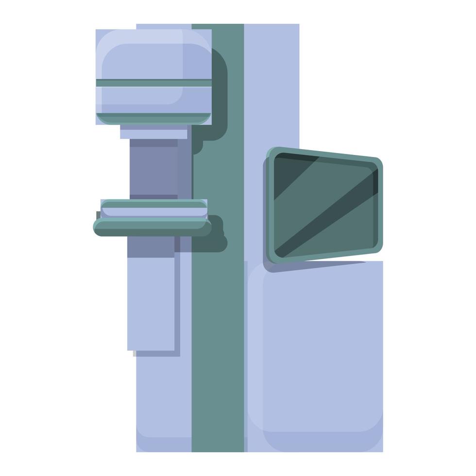 vetor de desenhos animados de ícone de máquina de mastografia. mamografia de mama