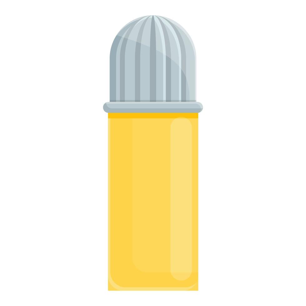 ícone de garrafa térmica de laticínios, estilo cartoon vetor