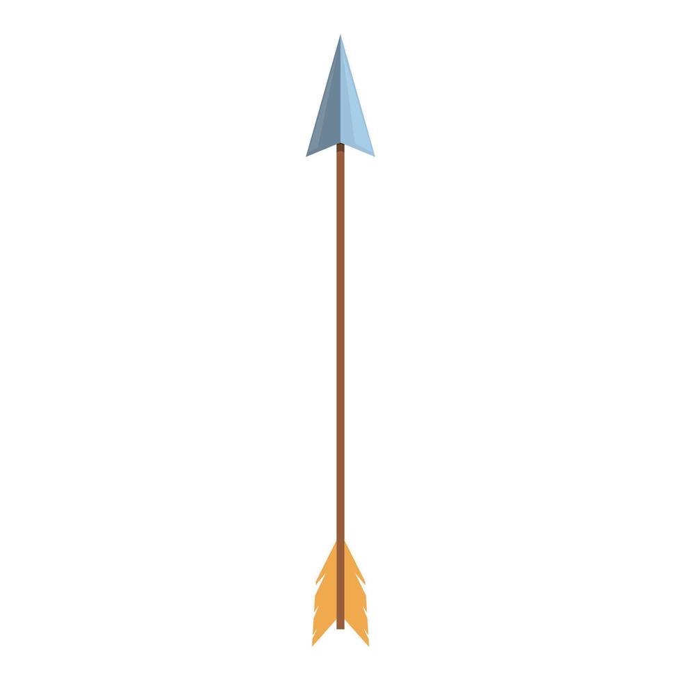 arco seta ícone dos desenhos animados do vetor. alvo de tiro com arco vetor