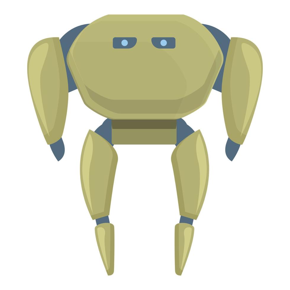 vetor de desenho animado do ícone do personagem robô. brinquedo fofo