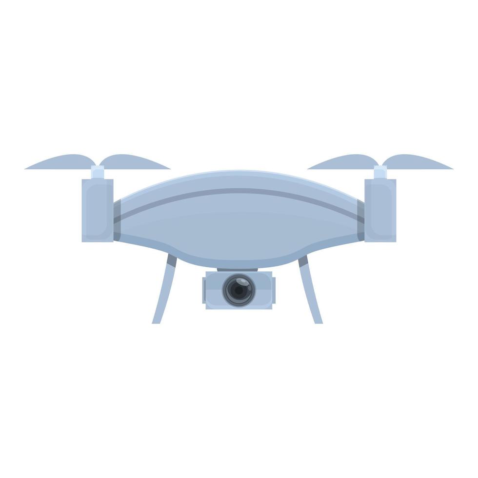 vetor de desenhos animados de ícone de fotografia drone. câmera aérea