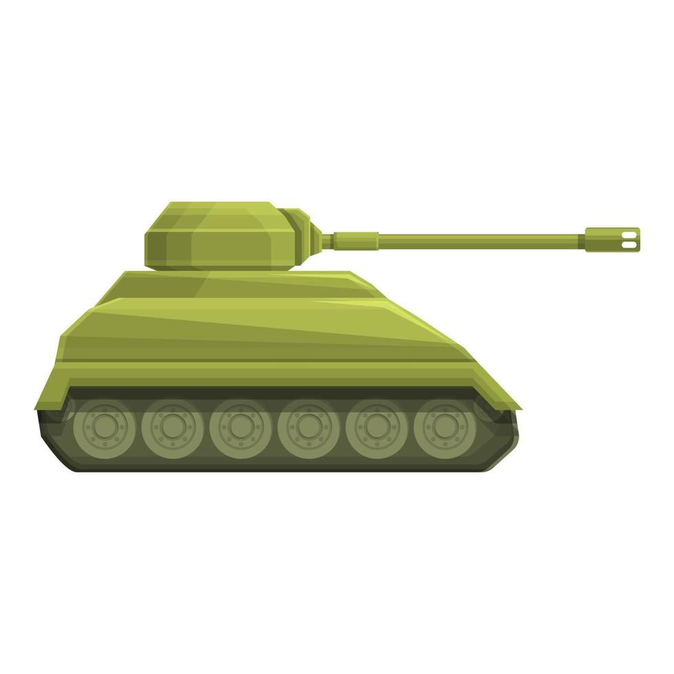 vetor de desenhos animados de ícone de tanque americano. guerra do exército