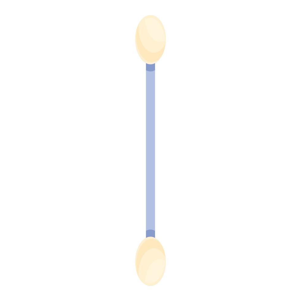 vetor de desenhos animados de ícone de cotonete. algodão medicinal