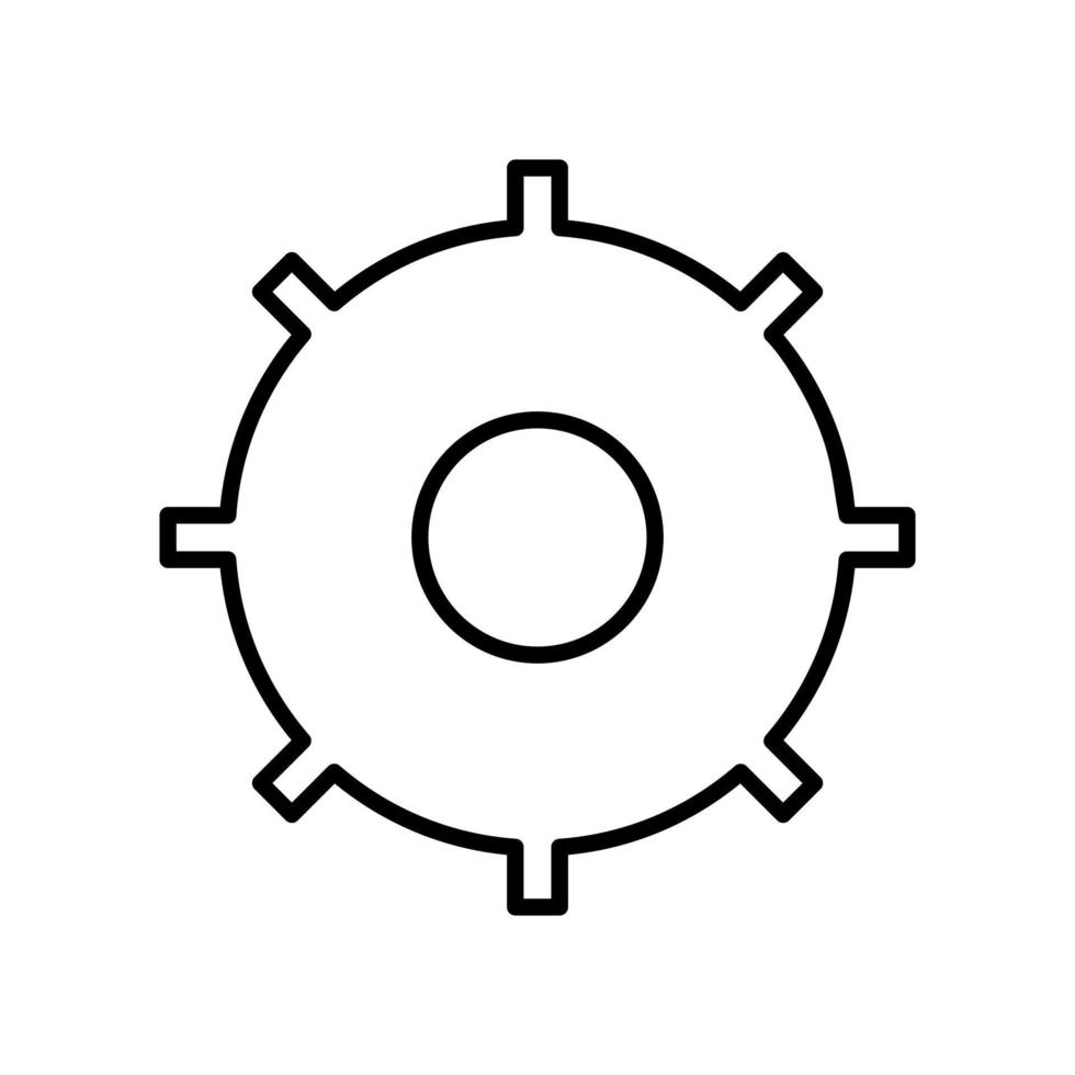 ícone de vetor de configurações exclusivas