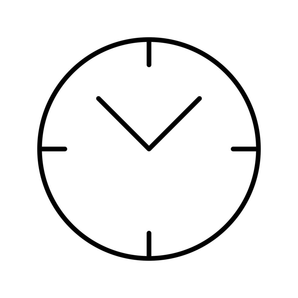 ícone de vetor de relógio exclusivo