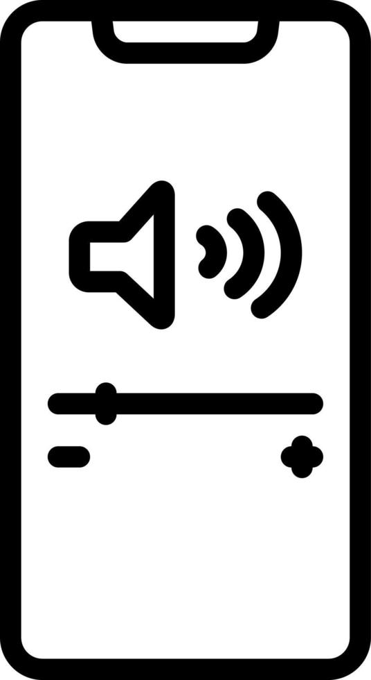 ícone de linha para controle vetor