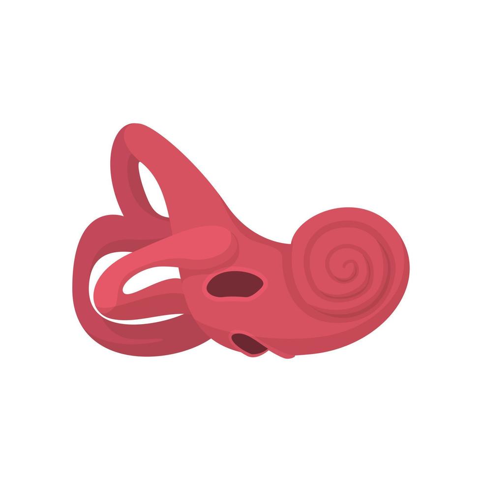 ícone de desenho animado do ouvido interno vetor
