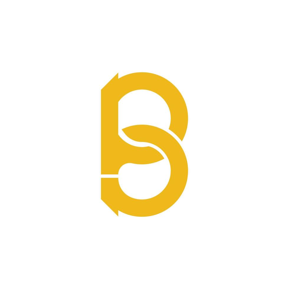 ilustração em vetor logotipo da letra b