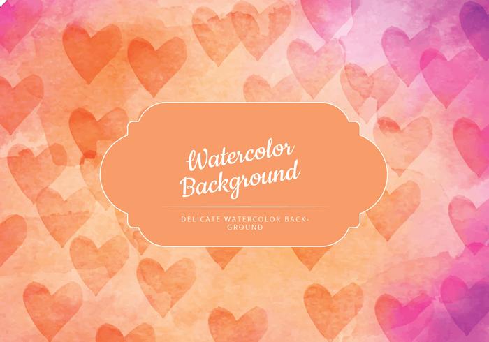 Watercolor Background Colorful Vector