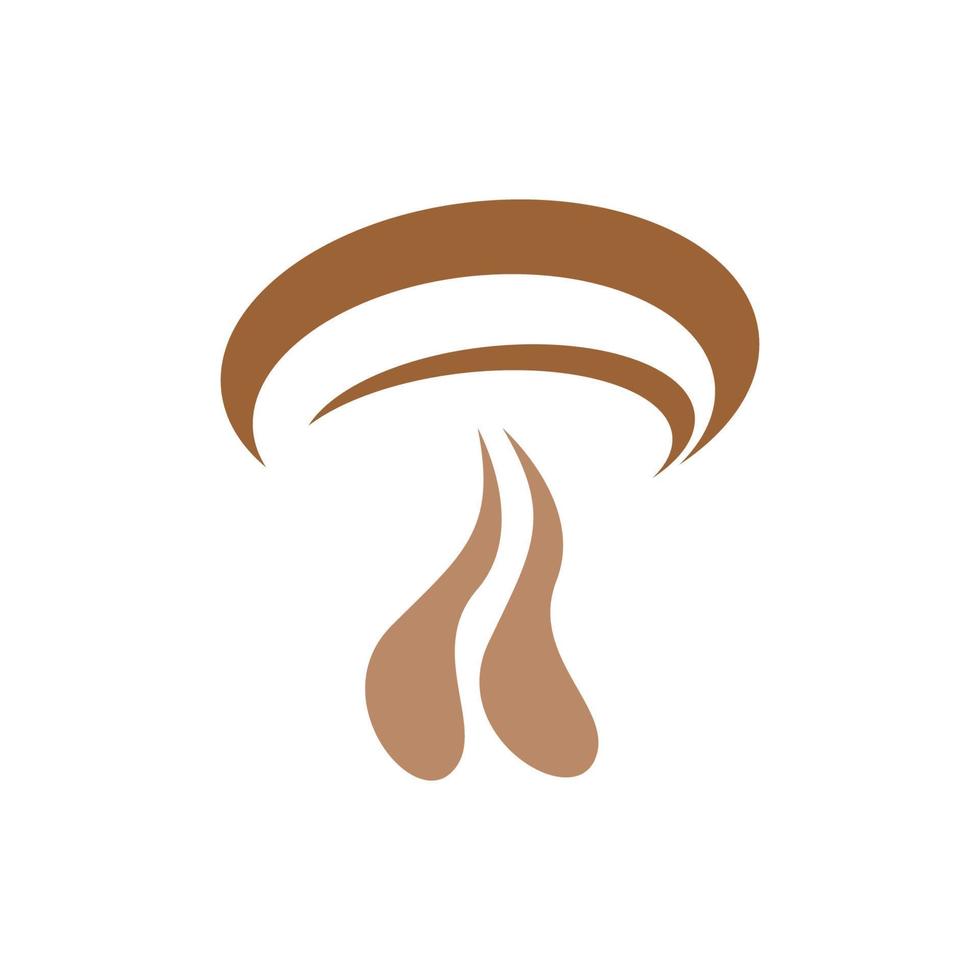 design de logotipo de ícone de cogumelo vetor