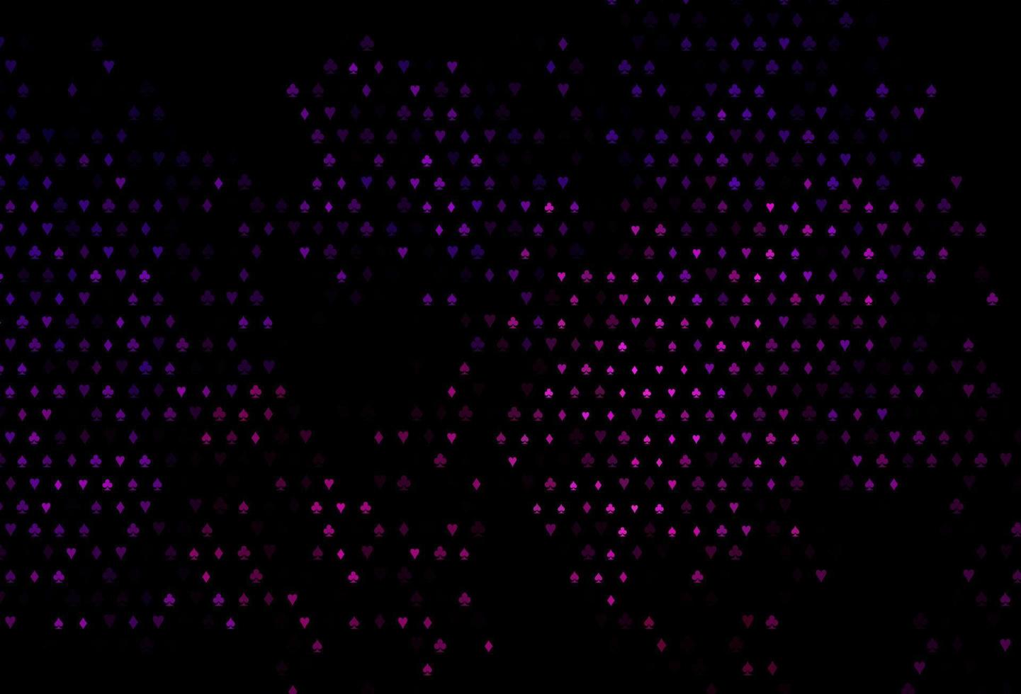 fundo vector roxo escuro com sinais de cartões.