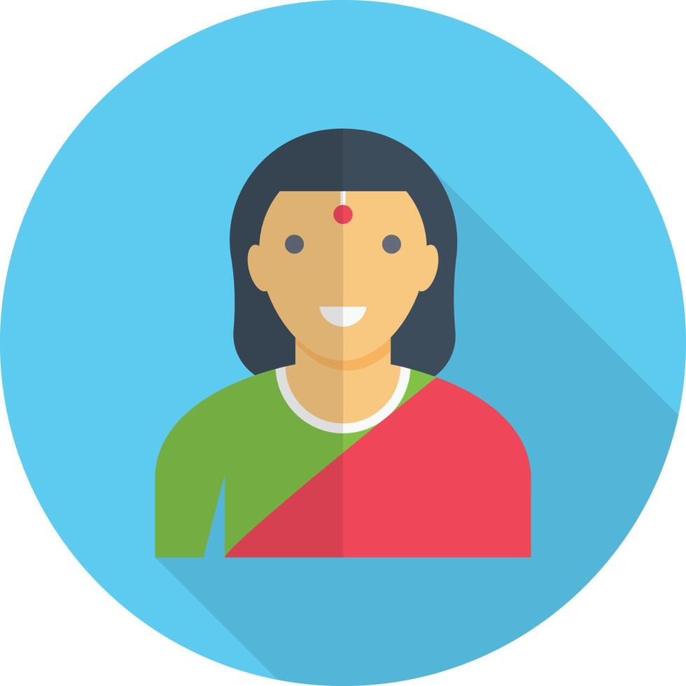 ilustração em vetor feminino hindu em um icons.vector de qualidade background.premium para conceito e design gráfico.