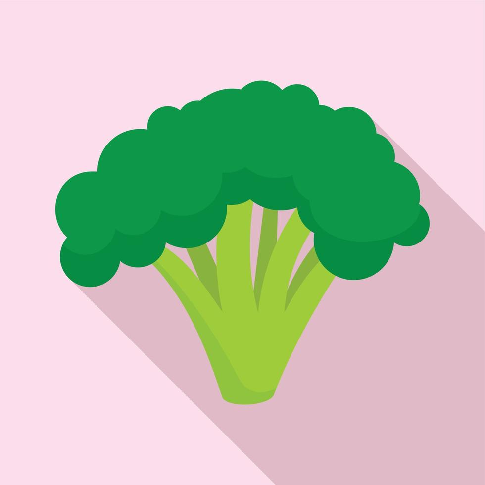 ícone de brócolis, estilo simples vetor