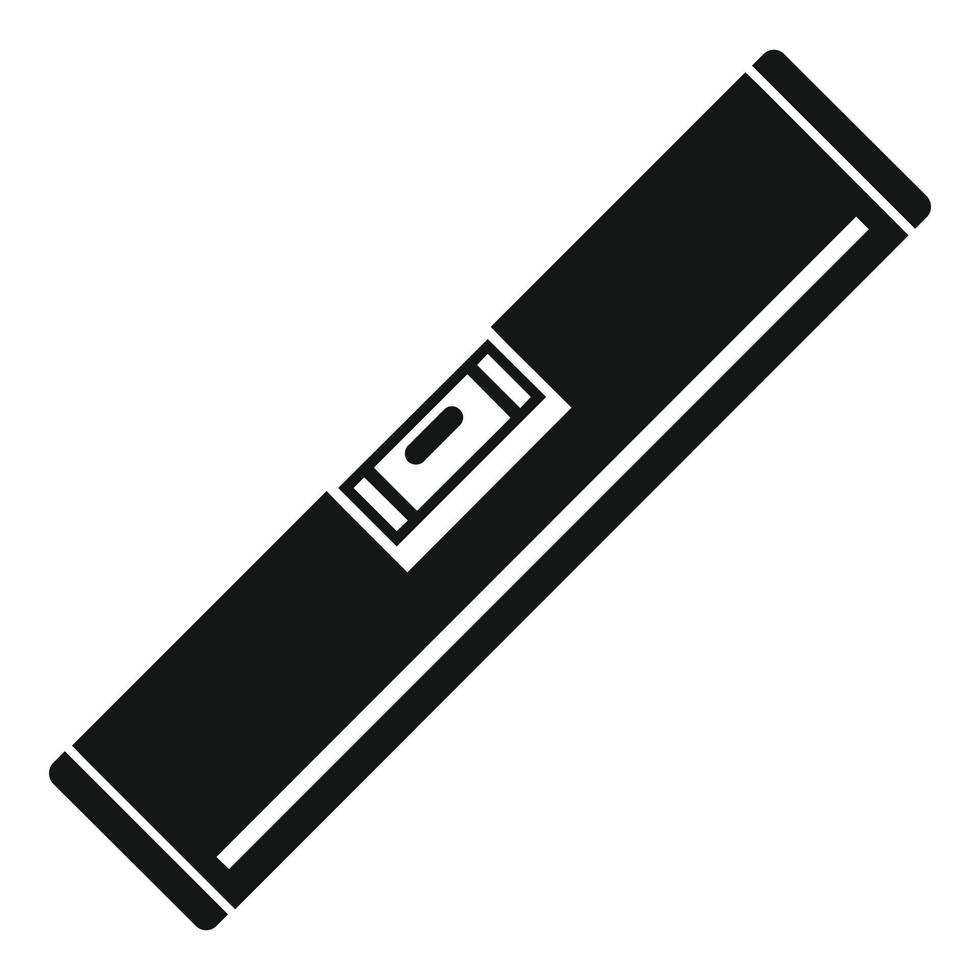 ícone da ferramenta de nível, estilo simples vetor