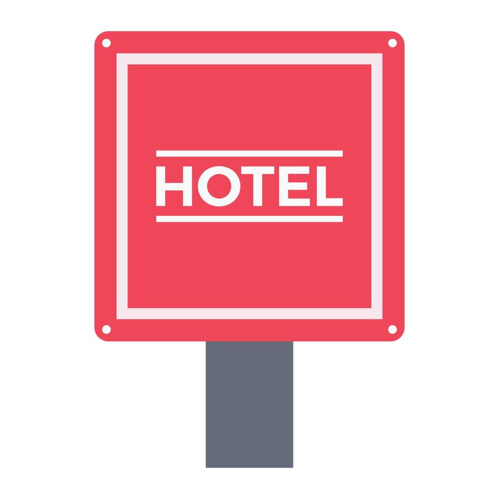 ilustração em vetor de placa de hotel em ícones de símbolos.vector de qualidade background.premium para conceito e design gráfico.