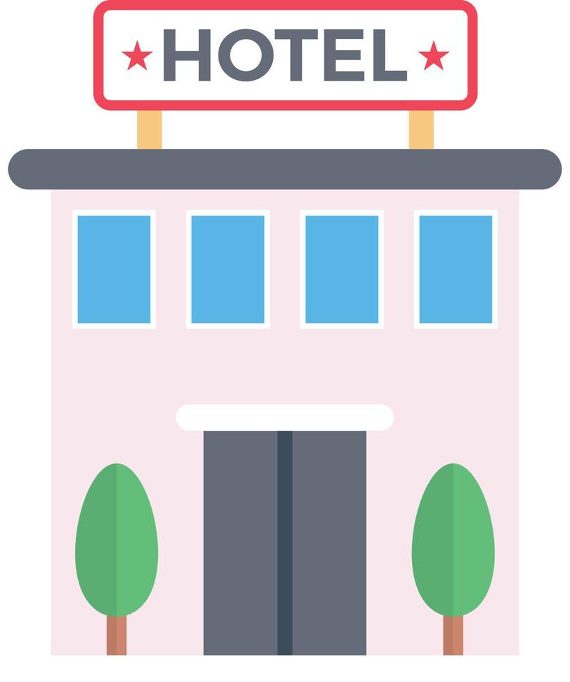 hotel edifício ilustração vetorial em ícones de símbolos.vector de uma qualidade background.premium para conceito e design gráfico. vetor