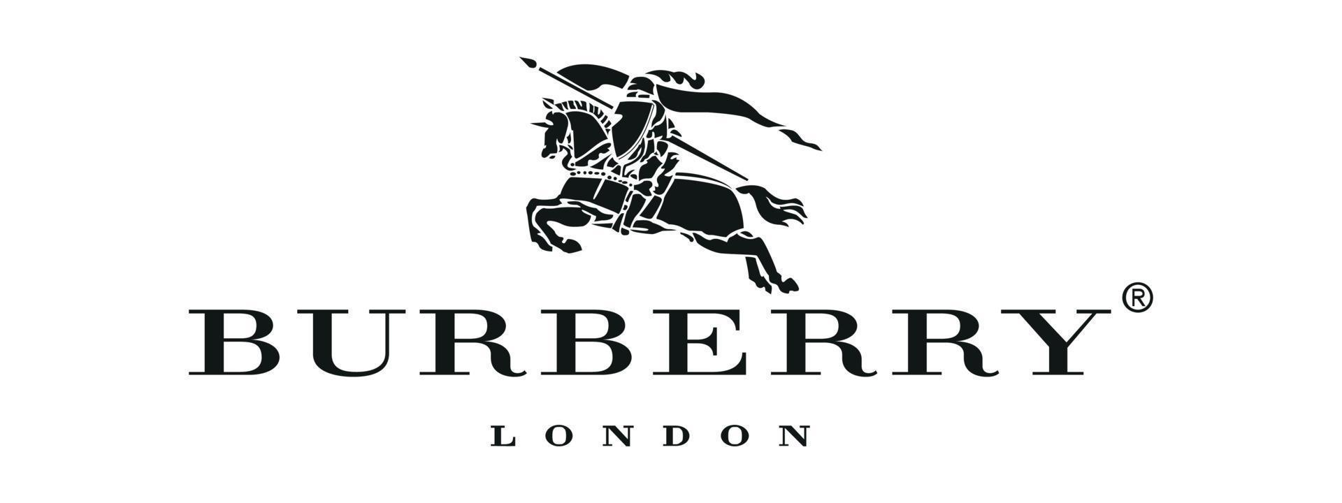 logotipo antigo da burberry em fundo transparente vetor