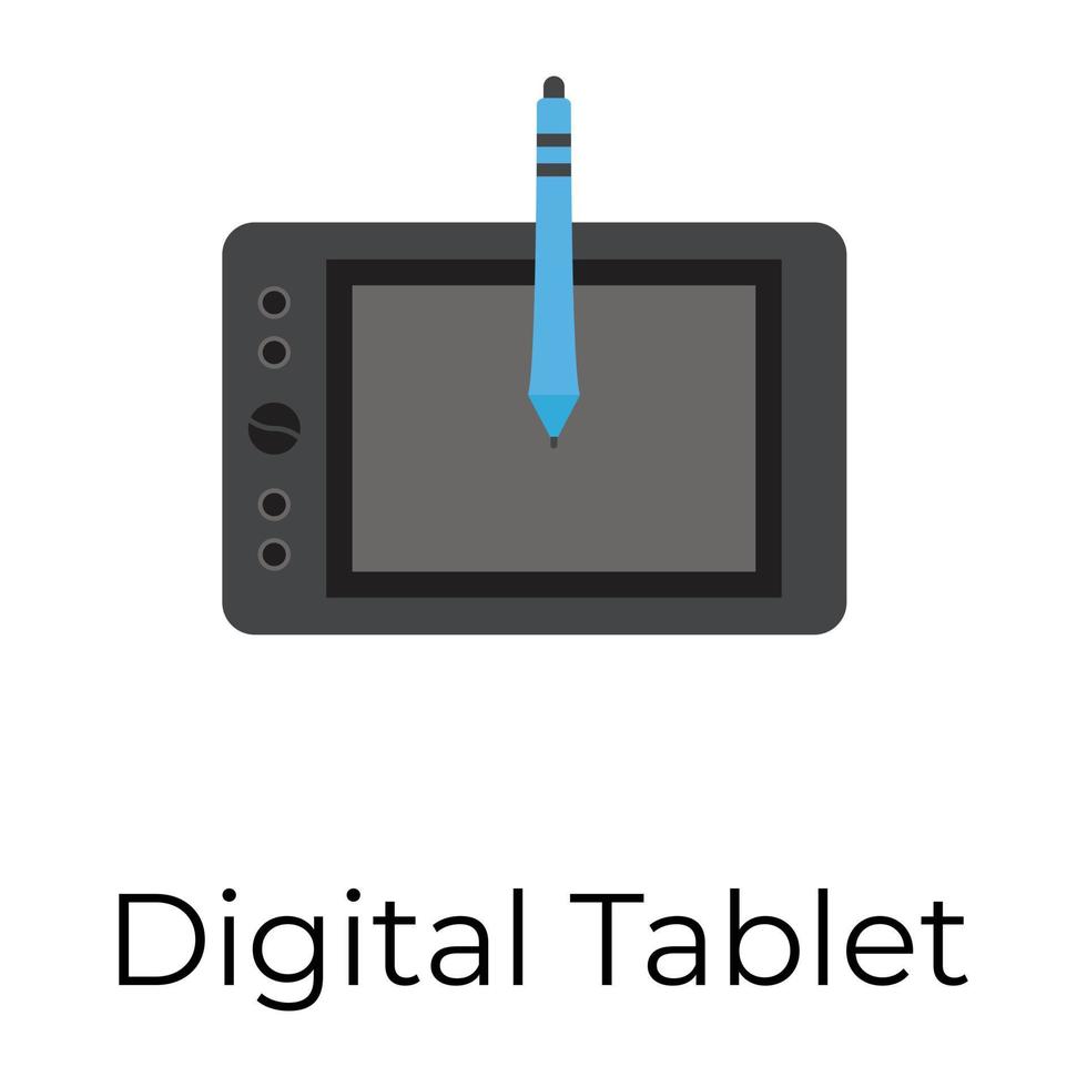 tablet digital da moda vetor