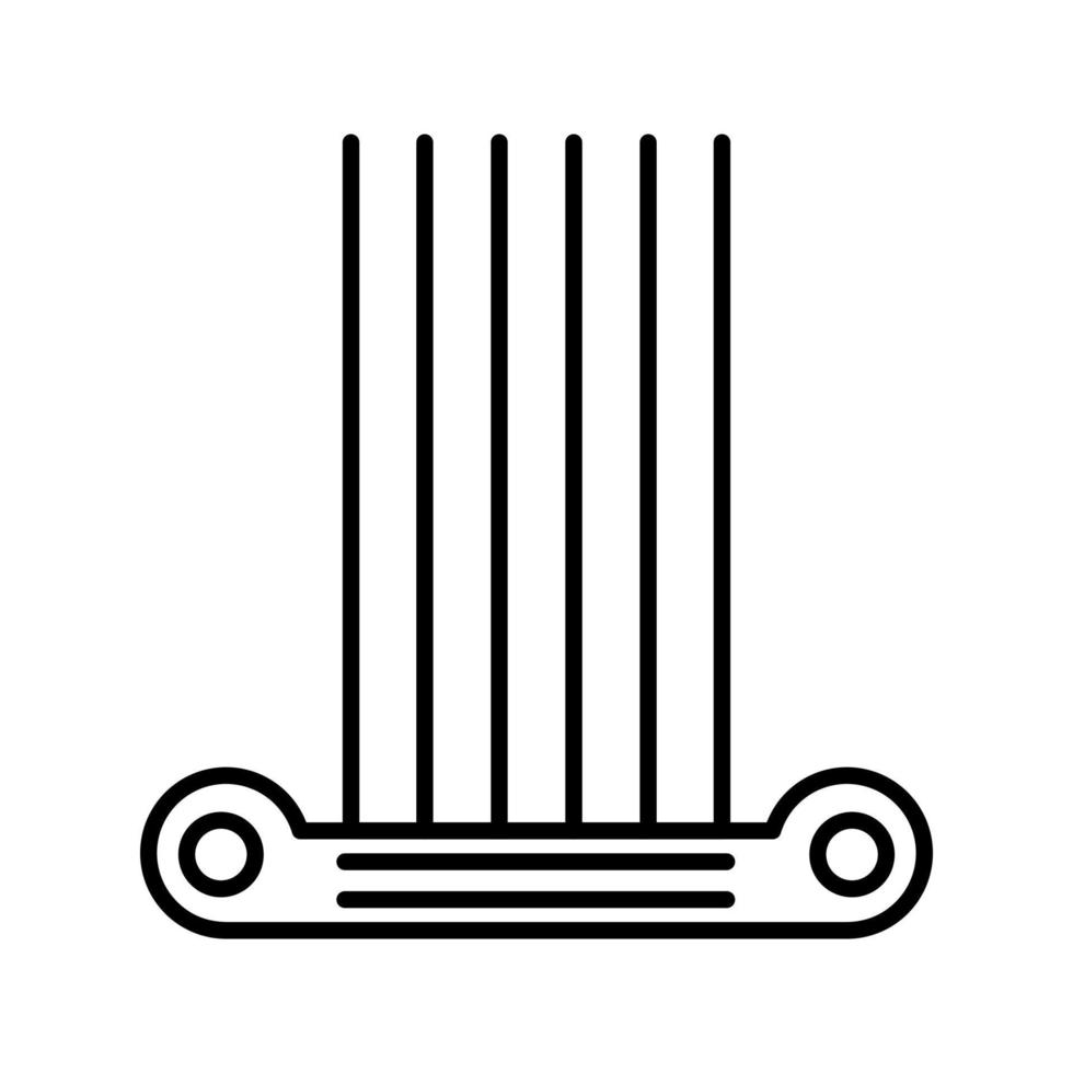 ícone de vetor de coluna
