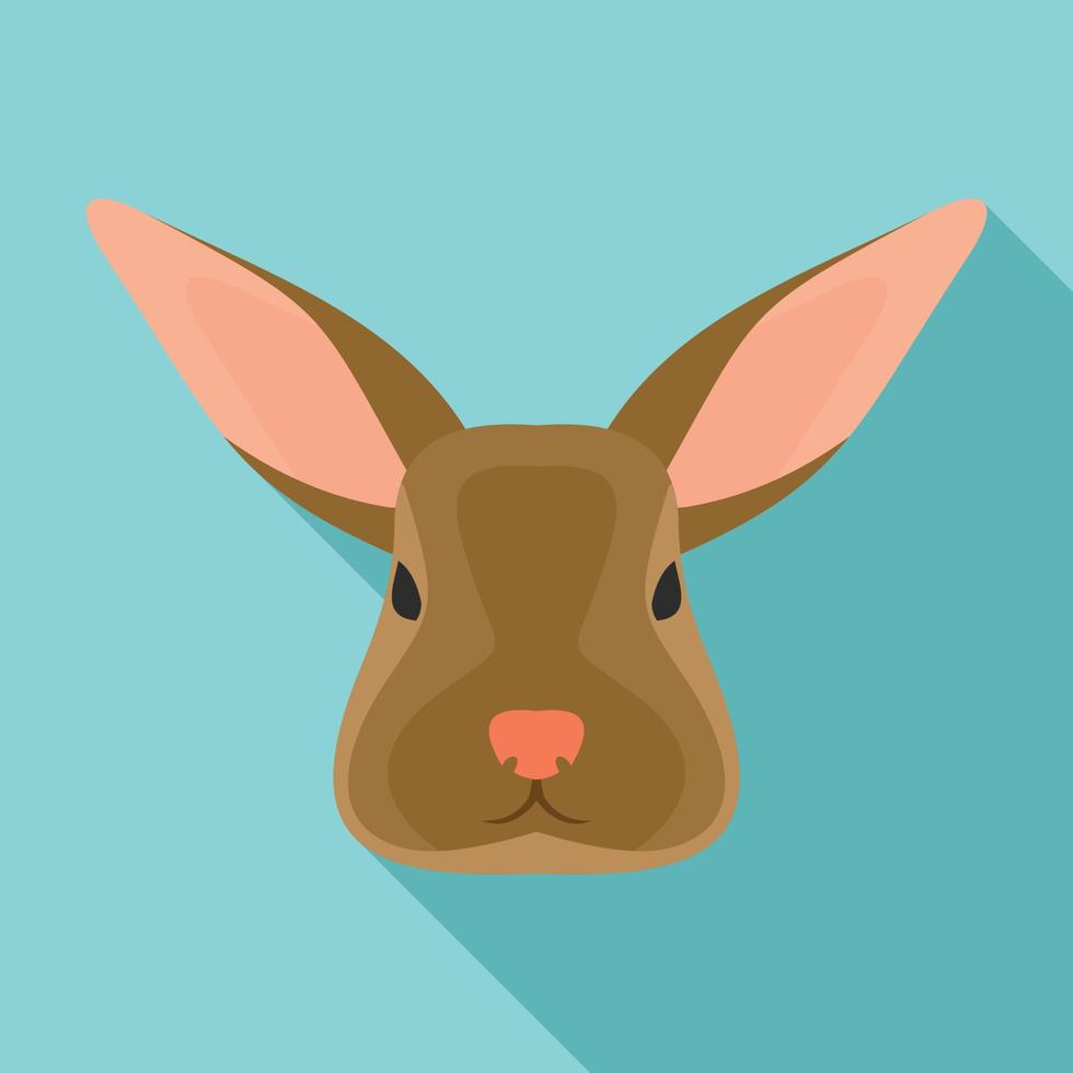 ícone de coelho, estilo simples vetor