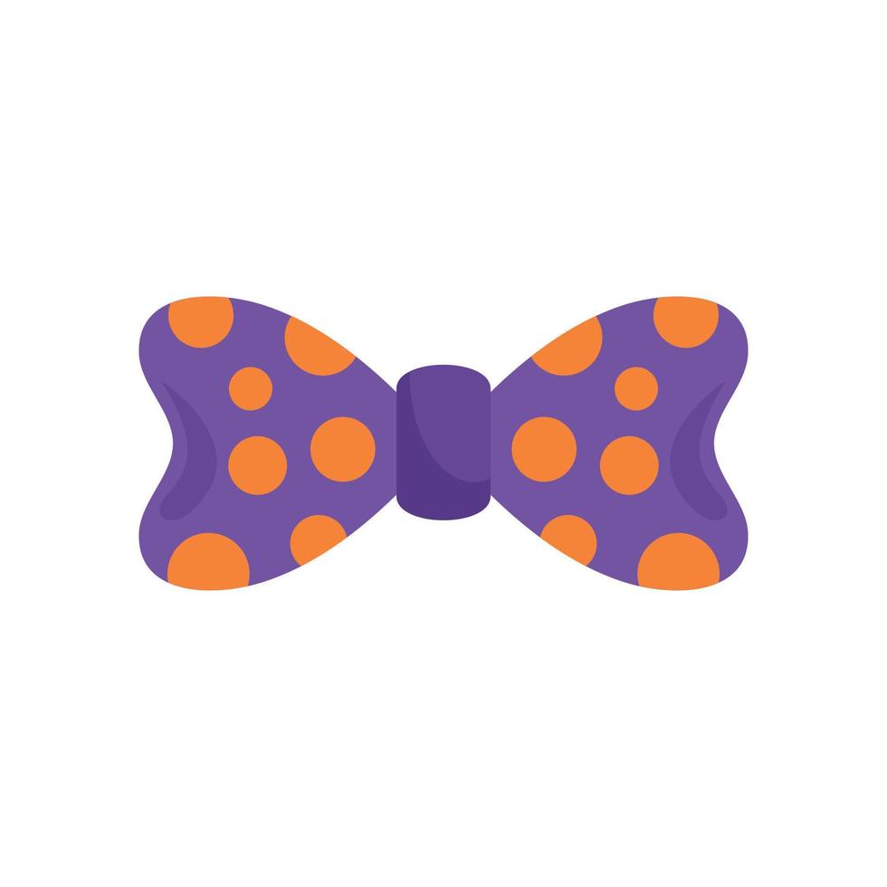 ícone de círculo laranja de gravata borboleta, estilo simples vetor