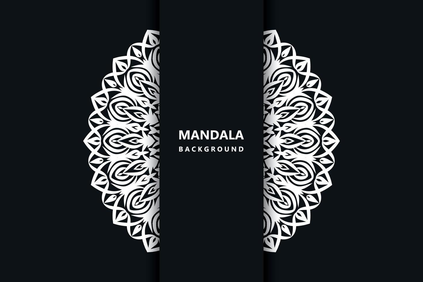 design de padrão de decoração de mandala grátis vetor