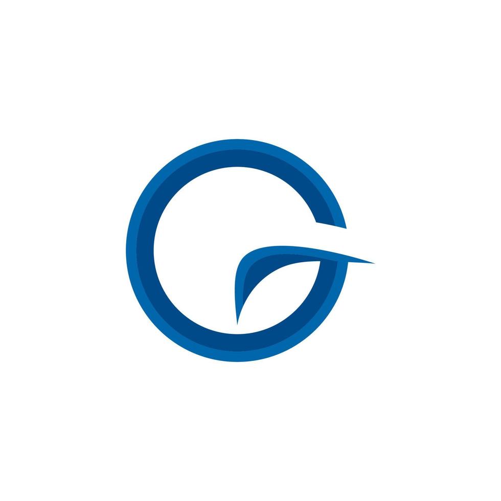 ilustração do ícone do vetor do logotipo da letra g
