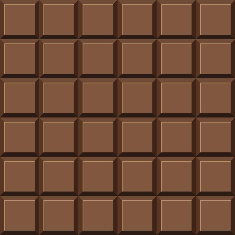 ilustração vetorial de padrão de barra de chocolate vetor