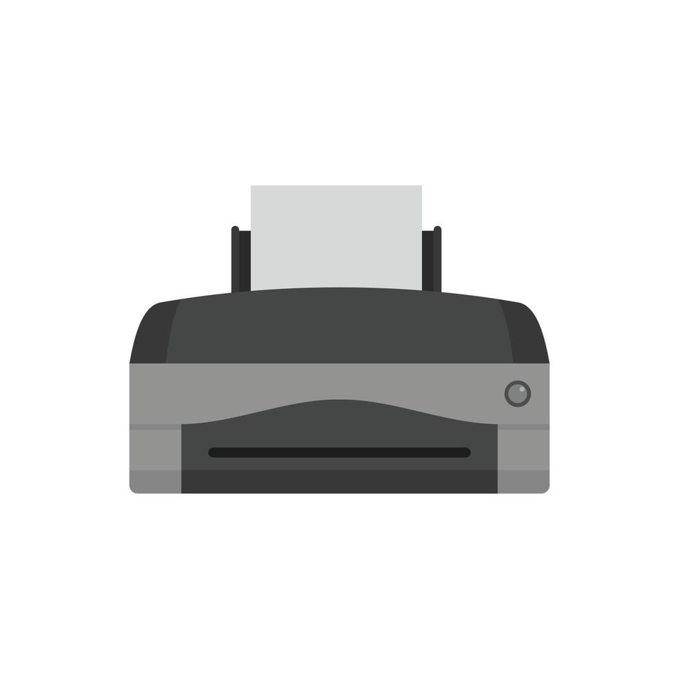 ícone de impressora doméstica colorida, estilo simples vetor