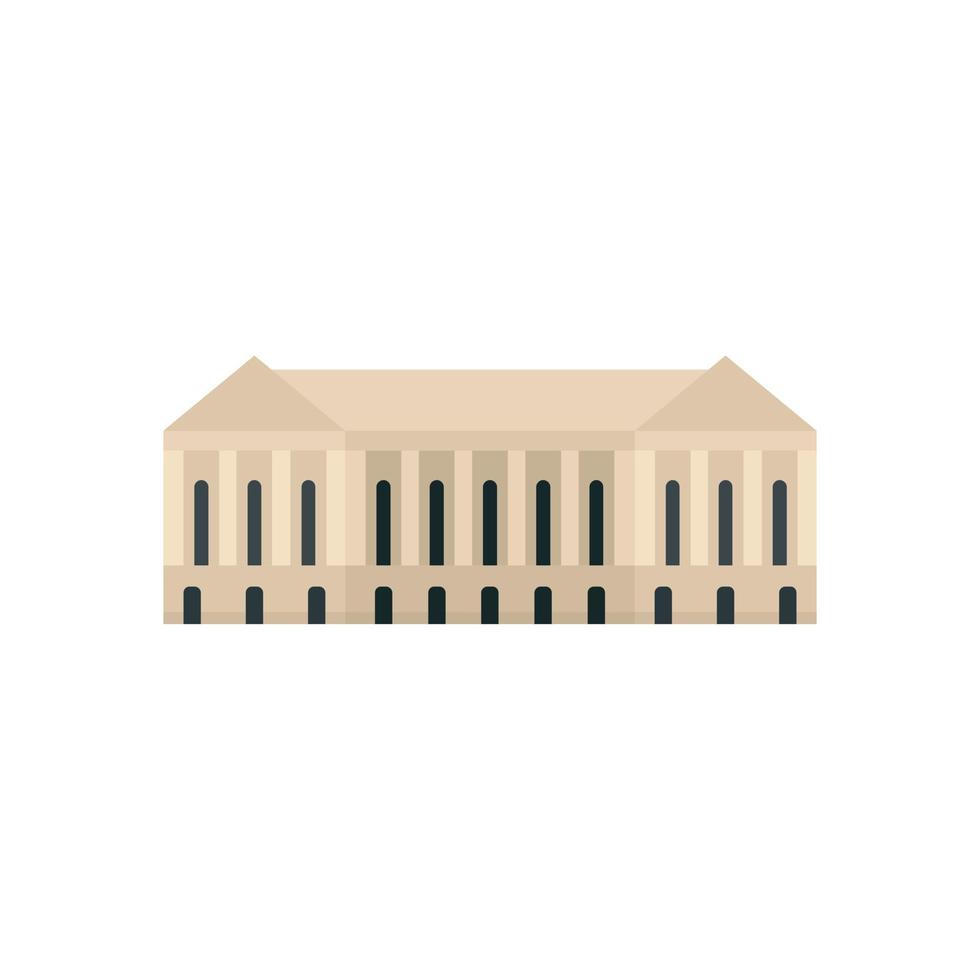 ícone do edifício do parlamento, estilo simples vetor