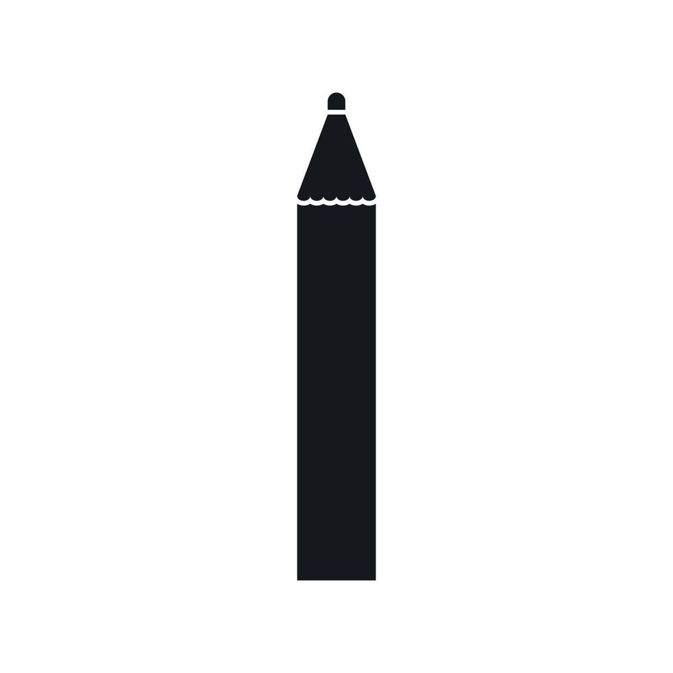 ícone de lápis, estilo simples vetor