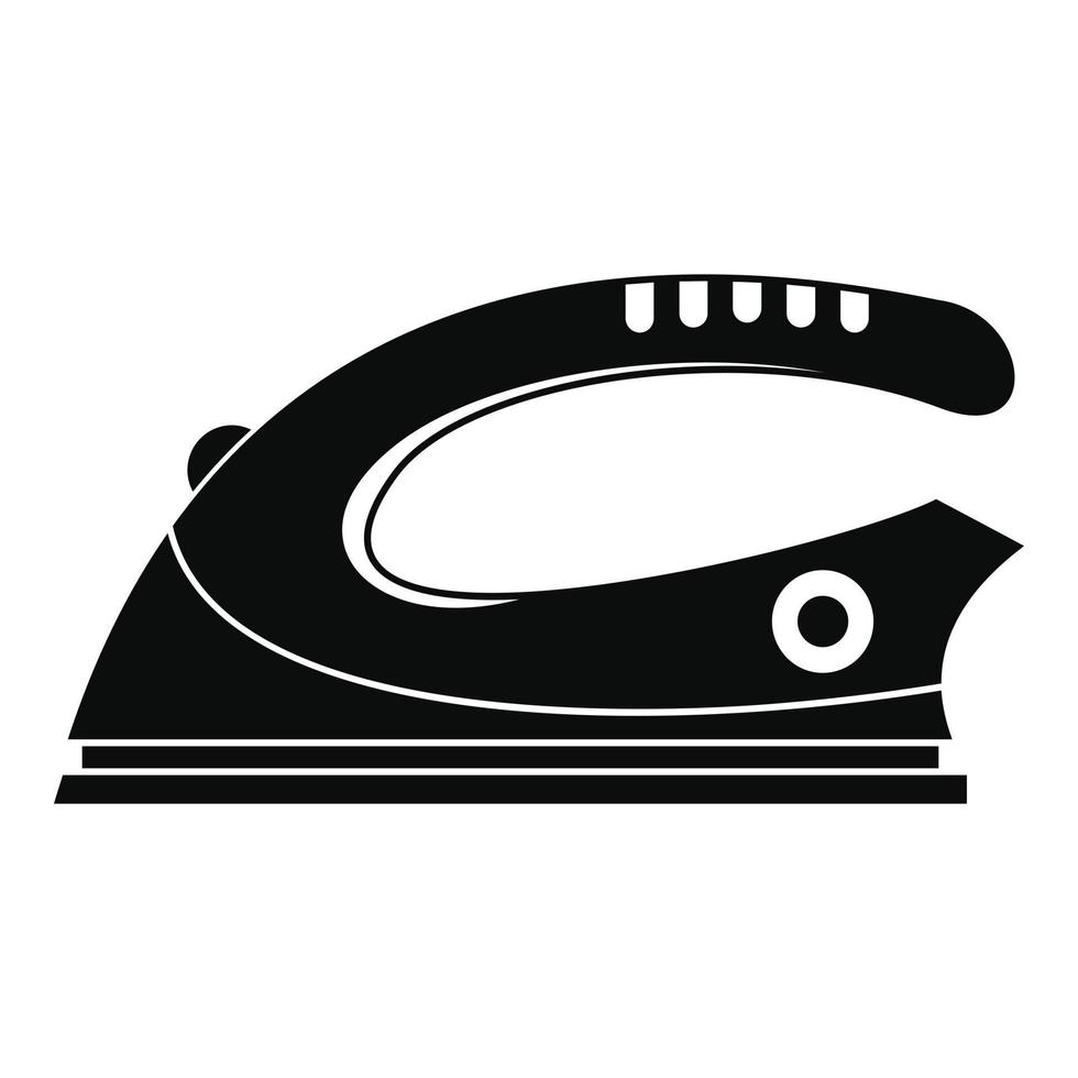 ícone de ferro moderno, estilo simples vetor