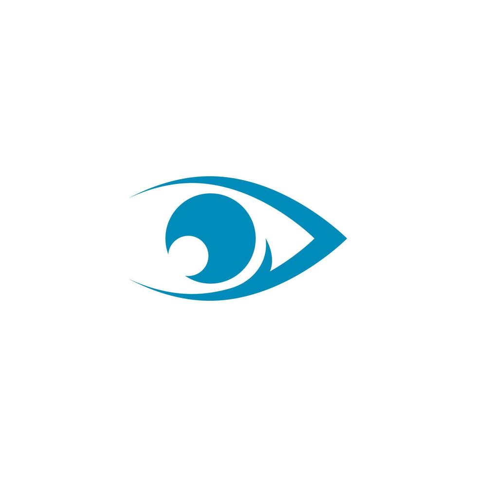 identidade visual corporativa design de logotipo de vetor de cuidados com os olhos