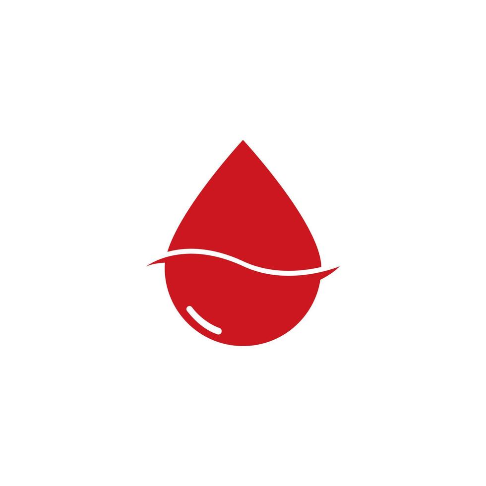 ilustração de ícone de vetor de logotipo de sangue