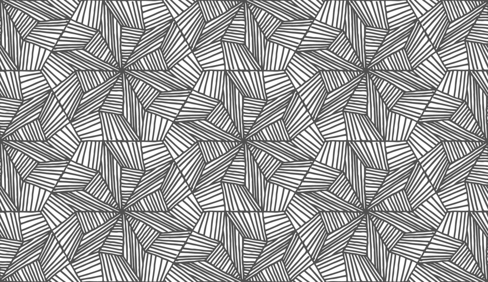 linhas padrão hexagonal em estilo abstrato sobre fundo branco. padrão de listra de vetor de impressão monocromática. amostra de repetição sem costura padrão hexágono. ornamento geométrico abstrato.