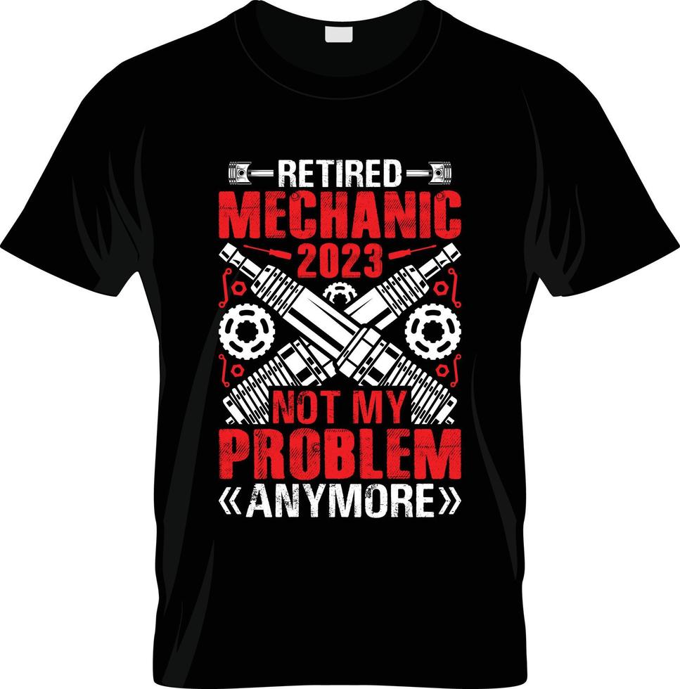 design de camiseta mecânica, slogan de camiseta mecânica e design de vestuário, tipografia mecânica, vetor mecânico, ilustração mecânica