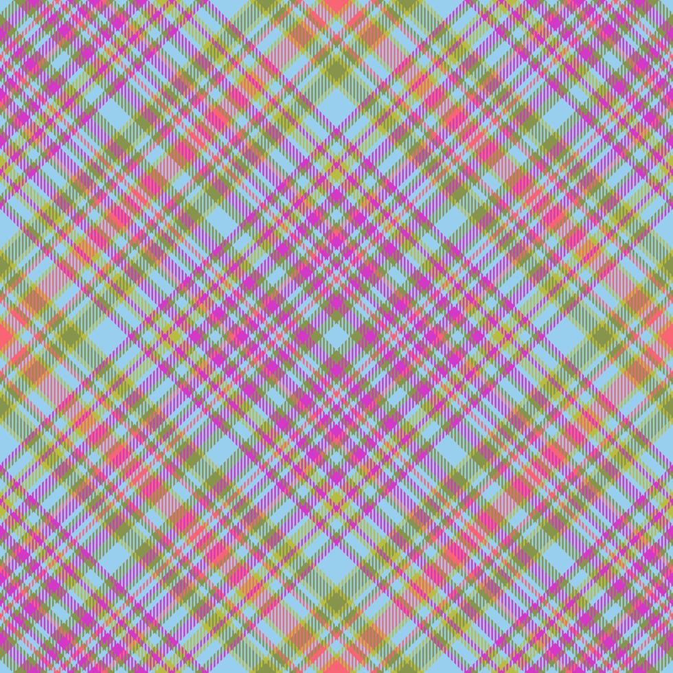 vetor de fundo tartan. verificação de padrão de textura. tecido xadrez têxtil sem costura.