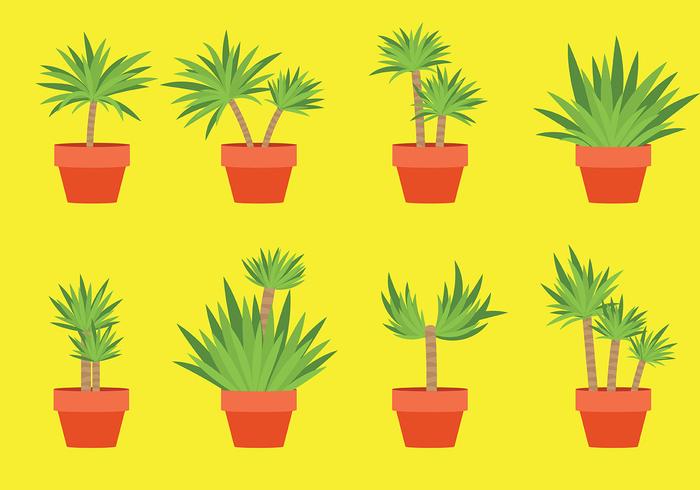 Free Vector Yucca Icons