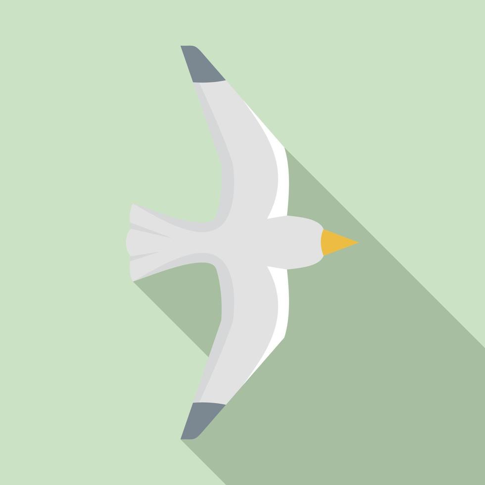 ícone de gaivota, estilo simples vetor