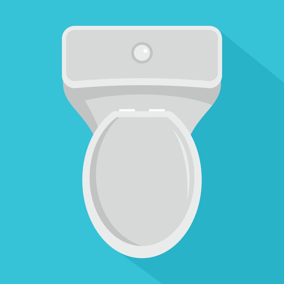 ícone de banheiro, estilo simples vetor