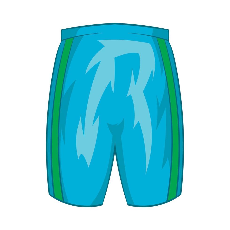 ícone de shorts esportivos, estilo cartoon vetor